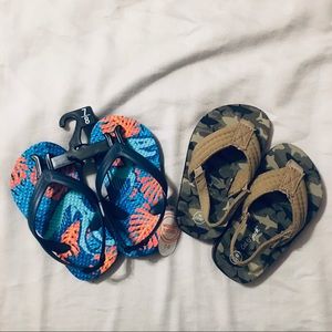 2/$7 Toddler Boys Sandals, Size 7/8